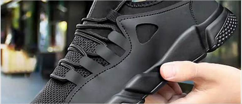 Comfortable black sneakers